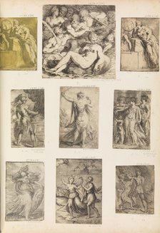 Bellona and other mythological figures, ca. 1540 (?). Creator: Andrea Schiavone.