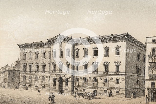 New Court of Auditors of the Kingdom, built by Francisco Jareño y Alarcón from 1860 to 1863 in Ma…