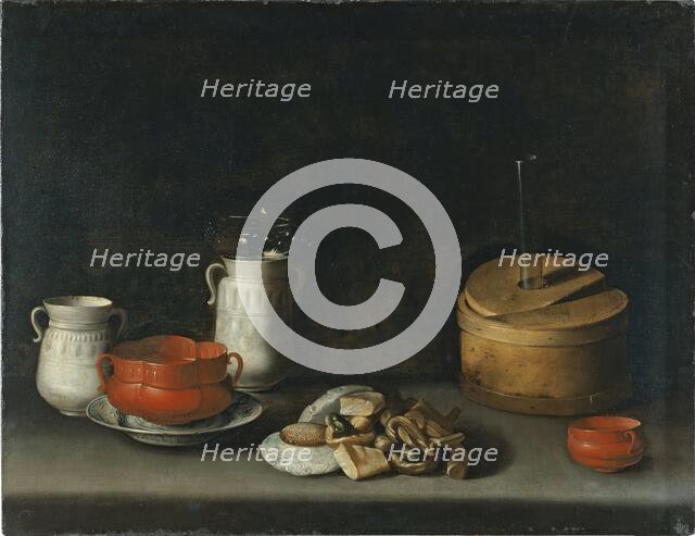 Still Life with Porcelain and Sweets, 1627. Creator: Juan van der Hamen y León.