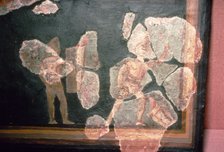 Roman wallpainting from a House at Colchester, England, c2nd-3rd century. Artist: Unknown.