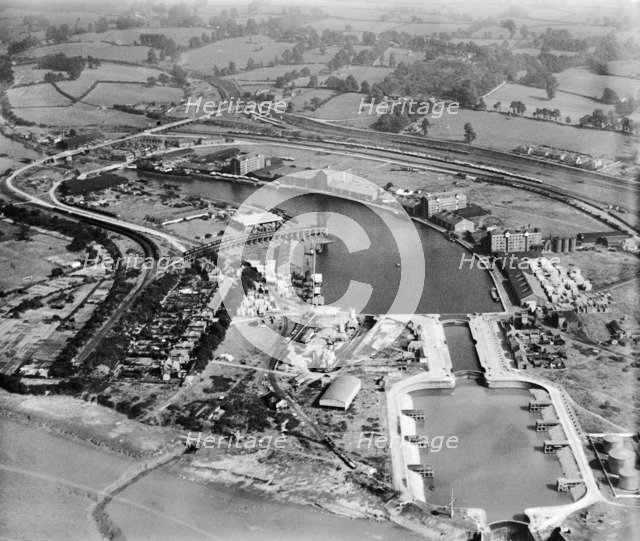 Sharpness, Gloucestershire, 1929. Artist: Aerofilms.
