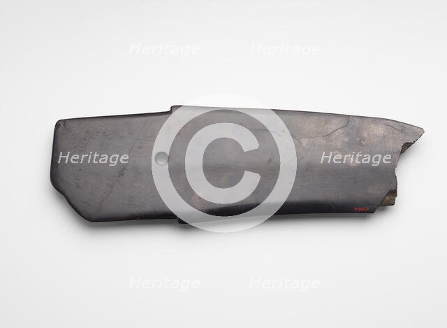 Dagger-axe (ge ?), fragment, Erlitou culture or early Shang dynasty, ca. 2000-ca. 1400 BCE. Creator: Unknown.