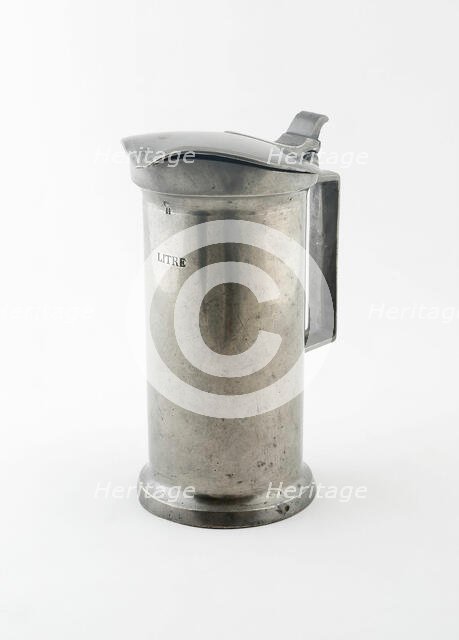 Litre Measure, Caen, 1875/1895. Creator: Maison Le Seigneur Deverre.