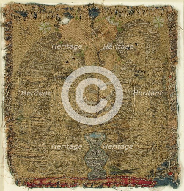 Textile with Brocade, Italian, 15th century. Creator: Unknown.