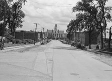 The Chatham County courthouse, Pittsboro, North Carolina, 1939. Creator: Dorothea Lange.