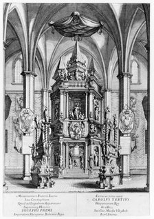 Tomb of Joseph I, Emperor of Hungary, King of Bohemia, 1700-1769. Creator: Alessandro Galli Bibiena.