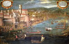 Expulsion of the Moors, oil that represents the shipment at the port of Vinaroz of the Moors of S…