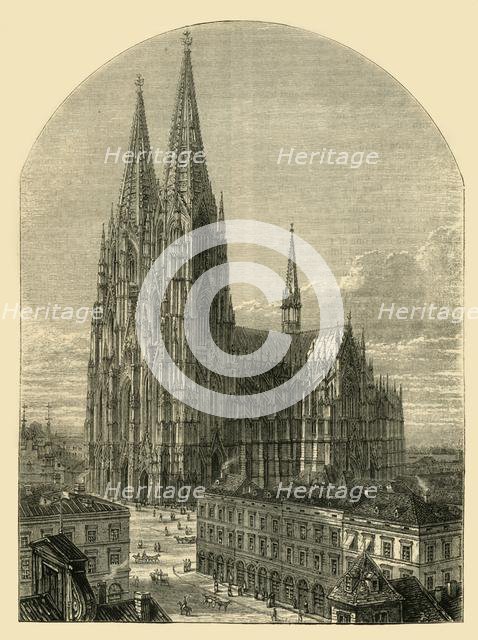 'Cologne Cathedral as Completed', 1881. Creator: Unknown.