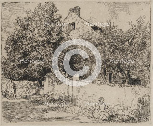 The House of Madame B., 1915. Creator: Auguste Louis Lepère (French, 1849-1918).