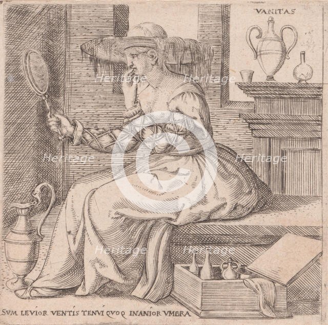 Vanity, 1545-50. Creator: Enea Vico.