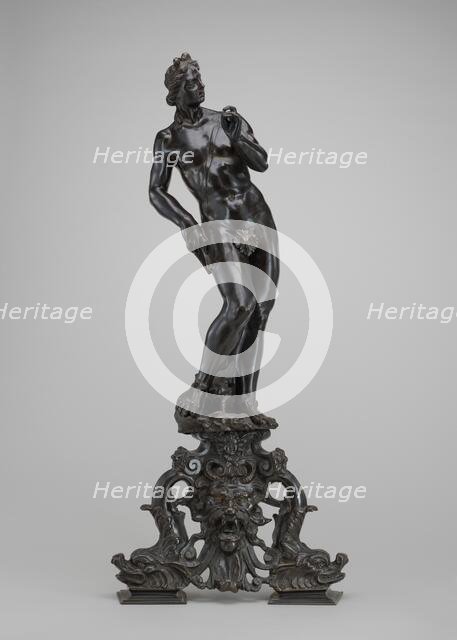 Andiron: Apollo with the Serpent, 18th century. Creator: Unknown.