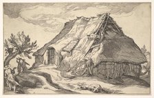 Landscape with Farmhouse, 1613. Creator: Boetius Adams Bolswert.