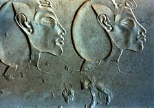 Relief of pharaoh Amenhotep IV or Aknaton.