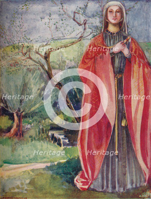 'A Woman of the Time of John', 1907. Artist: Dion Clayton Calthrop.