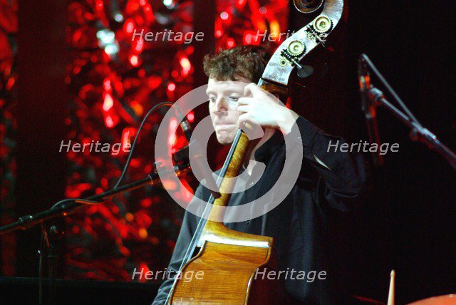 Aidan O'Donnell, jazz musician, Brecon, 2000.  Artist: Brian O'Connor.