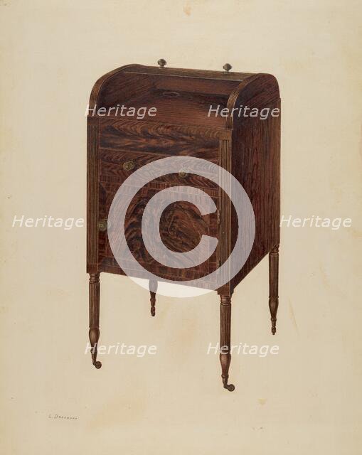 Washstand, c. 1939. Creator: Leo Drozdoff.