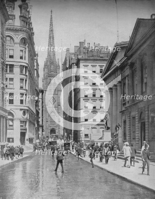 'Wall Street, New York', c1897. Creator: Unknown.