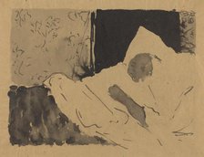 Madame V. Sleeping, c. 1892. Creator: Edouard Vuillard.