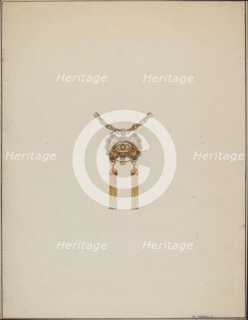 Brooch, c. 1937. Creator: Madeline Arnold.