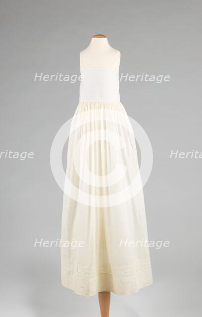 Petticoat, American, 1868. Creator: Unknown.