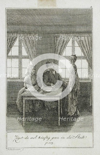Illustration to Becker's Pocketbook für 1799. Creator: Daniel Nikolaus Chodowiecki.