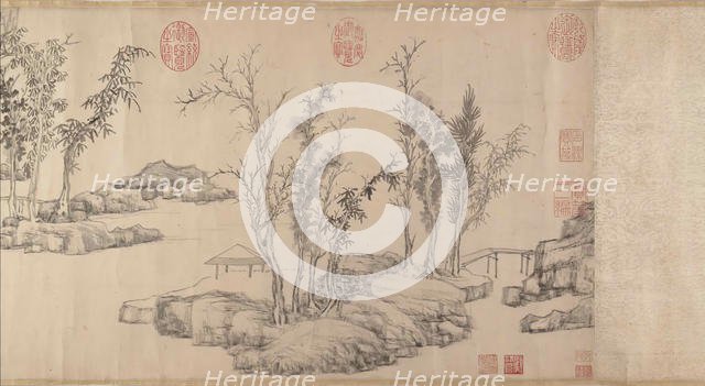 Summer Retreat in the Eastern Grove, datable to before 1515. Creator: Wen Zhengming.