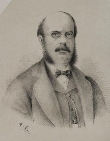 Antonio Pirala, (1824-1903), Spanish historian and politician, 1870.  Creator: Unknown.