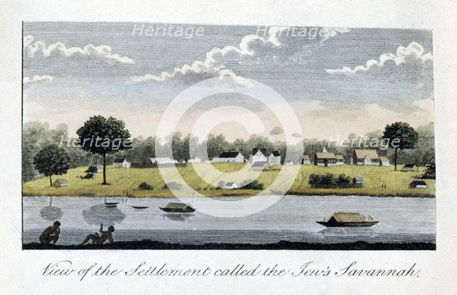 'View of the Settlement called the Jew's Savannah', 1813. Artist: John Gabriel Stedman