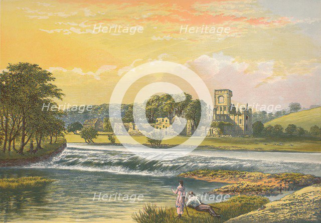 'Kirkstall Abbey', c1880, (1897). Artist: Alexander Francis Lydon.