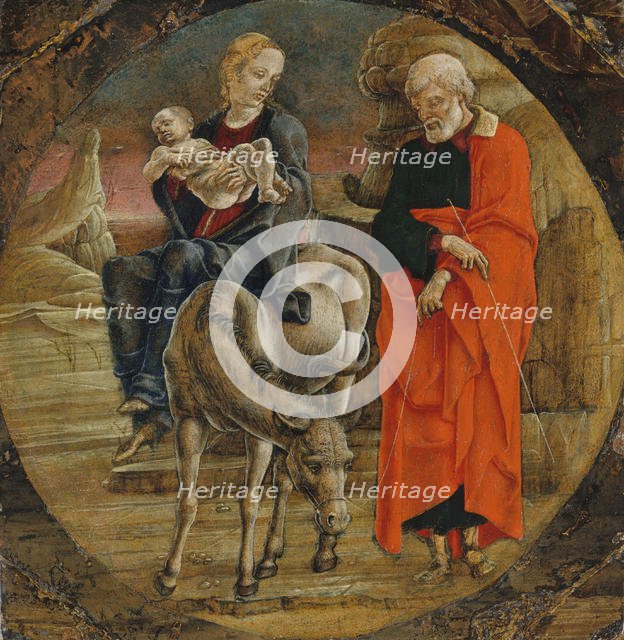 The Flight into Egypt, 1470s. Creator: Cosmè Tura.