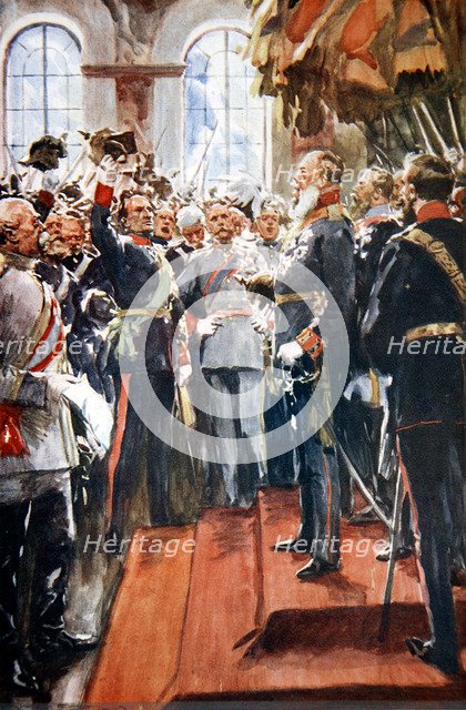 'Long Live his Imperial Majesty Emperor William I', 1913.  Artist: Arthur C Michael