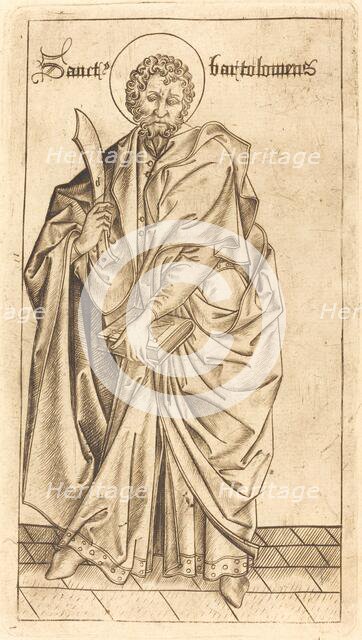 Saint Bartholomew, c. 1470/1480. Creator: Israhel van Meckenem.