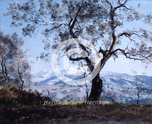 'The Area around Menton, close to Roquebrune', 1892. Artist: Emmanuel Lansyer