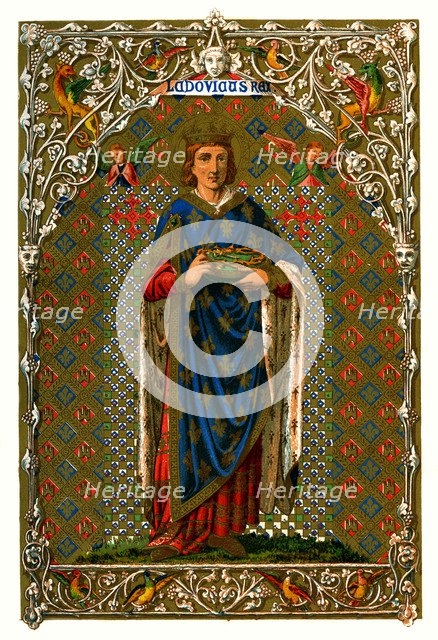 St Louis (Louis IX, King of France), 1886. Artist: Unknown
