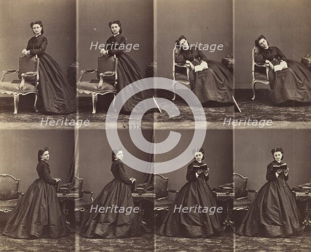 Léontine Walter, 1863. Creator: André-Adolphe-Eugène Disdéri.