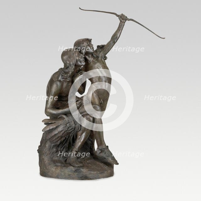 The Sun Vow, Modeled 1898, cast 1901. Creator: Hermon Atkins MacNeil.