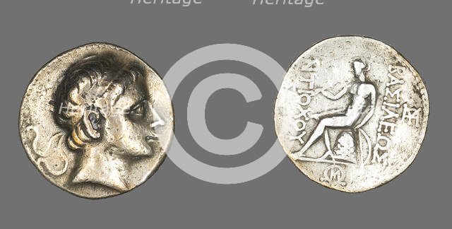 Tetradrachm (Coin) Portraying King Antiochus II Theos, 261-246 BCE. Creator: Unknown.