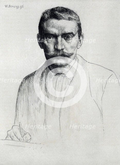 Self-portrait, 1895. Creator: William Strang.