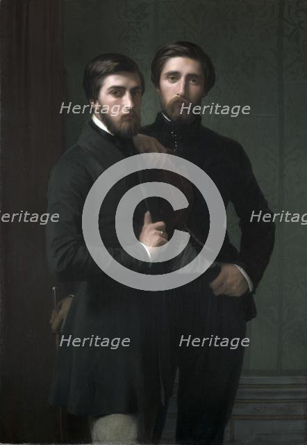 René-Charles Dassy and His Brother Jean-Baptiste-Claude-Amédé Dassy, 1850. Creator: Hippolyte Jean Flandrin (French, 1809-1864).