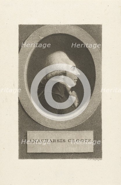 Jean Baptiste Baron de Cloots du Val-de-Grâce, known as Anacharsis Cloots (1755-1794), 1790s.