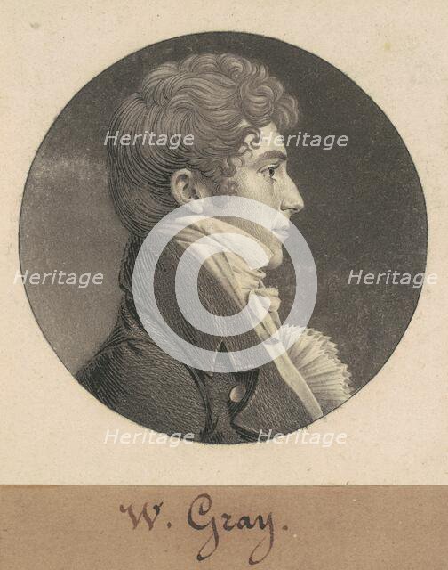 William Gray, 1809. Creator: Charles Balthazar Julien Févret de Saint-Mémin.