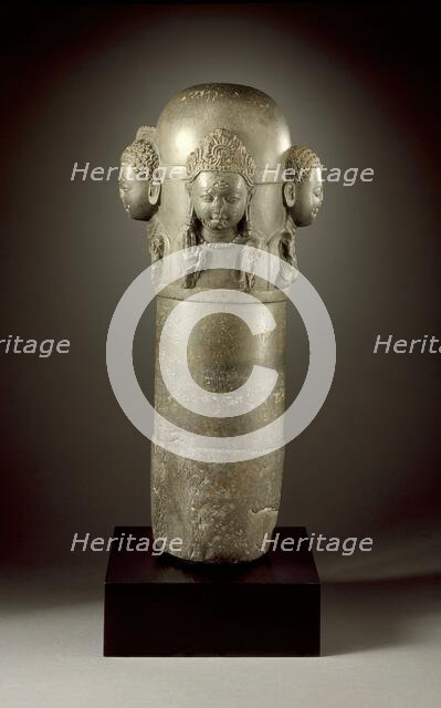 Shivalinga with Four Faces, c.5th century. Creator: Unknown.