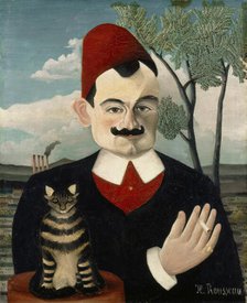 Portrait of Mr. X (Pierre Loti), 1906. Creator: Rousseau, Henri Julien Félix (1844-1910).