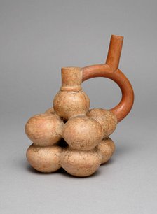 Spout Vessel in Form of a Stack of Globular Fruits, A.D. 250/500. Creator: Unknown.