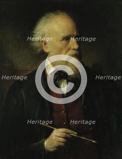 Self-portrait, 1875. Creator: Friedrich von Amerling.