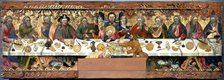 Last Supper' tempera painting on wood by Jaume Ferrer.