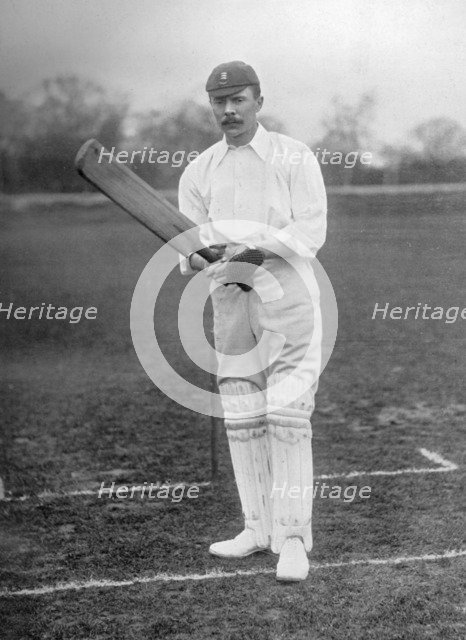 Robert Carpenter, Essex cricketer, c1899.  Artist: Hawkins & Co