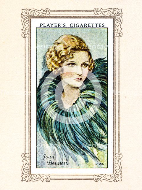 Joan Bennett, 1934. Artist: Unknown.