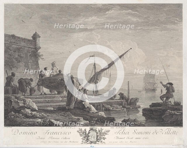 First View of the Levant, ca. 1760. Creator: Jacques Aliamet.