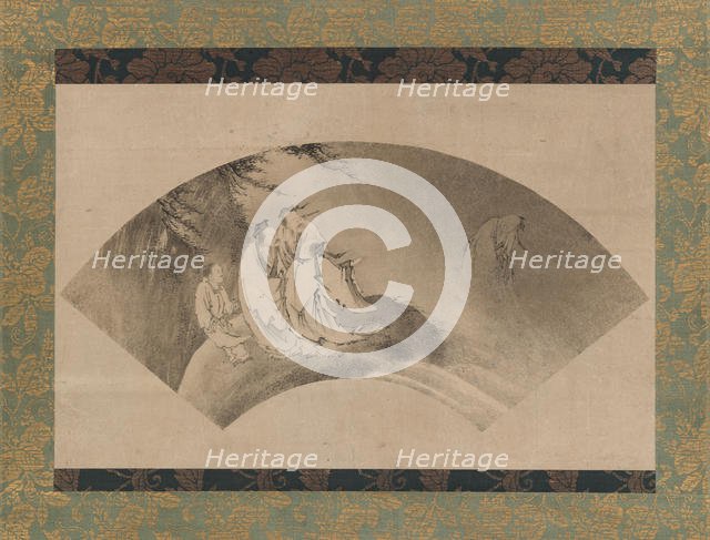 Resshi Flying on a Cloud, 16th century. Creator: Kano Yukinobu.